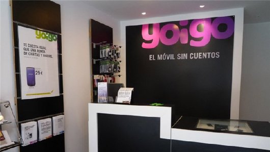 Офис обслуживания оператора Yoigo в Испании.