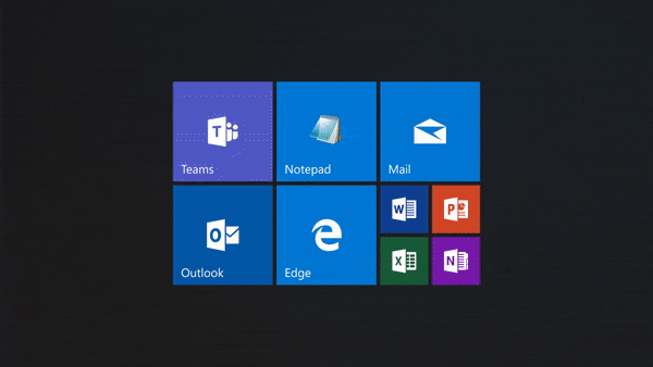 Новый дизайн Windows 10.