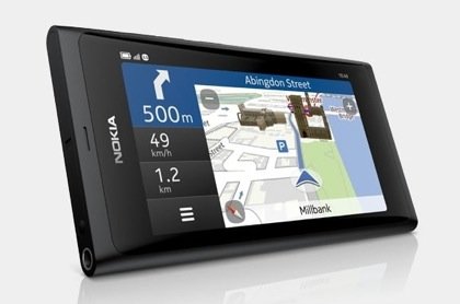 Навигационные сервисы Nokia N9.
