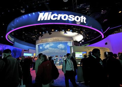 Стенд Microsoft на CES 2012.