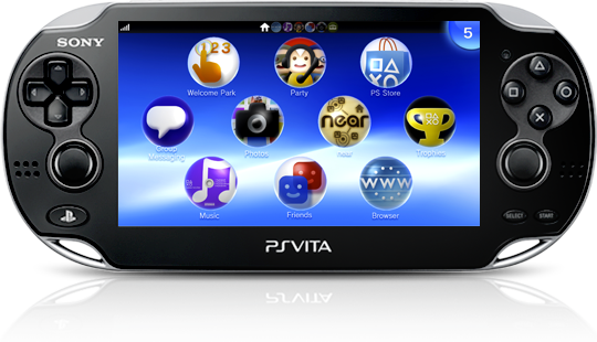 Игровая консоль PS Vita.