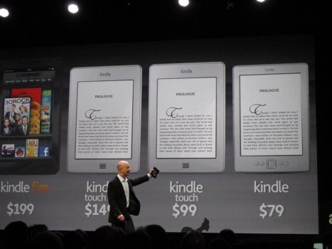 Планшеты Kindle.