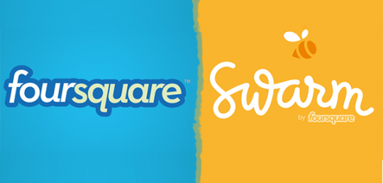 Foursquare и Swarm.