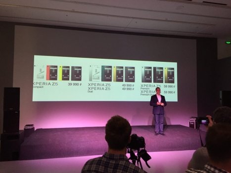 Sony объявила цены на Xperia Z5, Z5 Compact и Z5 Premium в России.