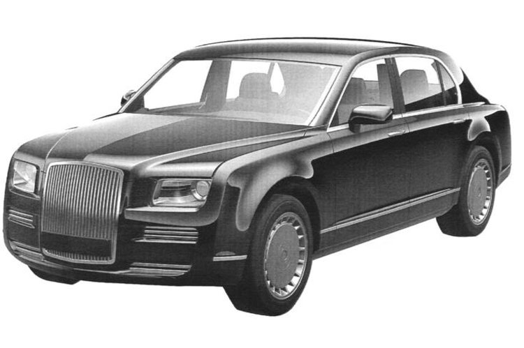 Опубликованы первые снимки нового президентского автомобиля проекта «Кортеж».