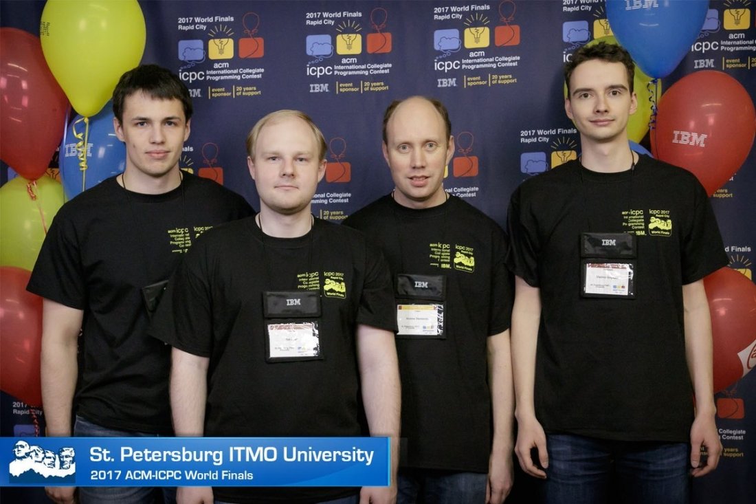 Студенты из России выиграли чемпионат мира по программированию 2017 года.