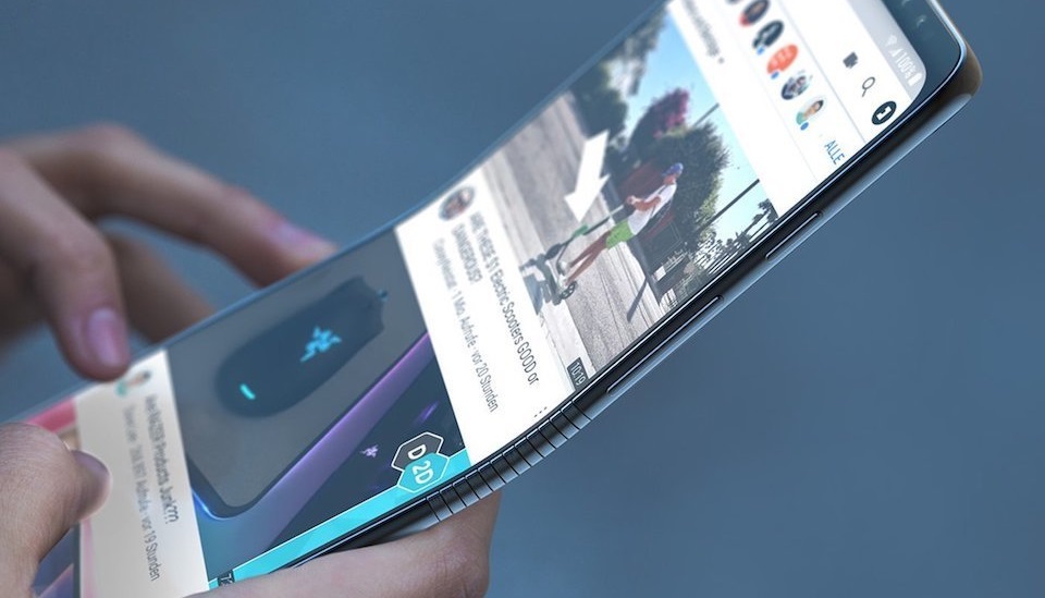 Samsung показала смартфон с гибким дисплеем Infinity Flex