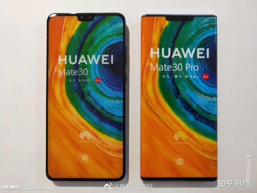 Опубликованы финальные фотографии флагманских смартфонов Huawei Mate 30 и Mate 30 Pro.