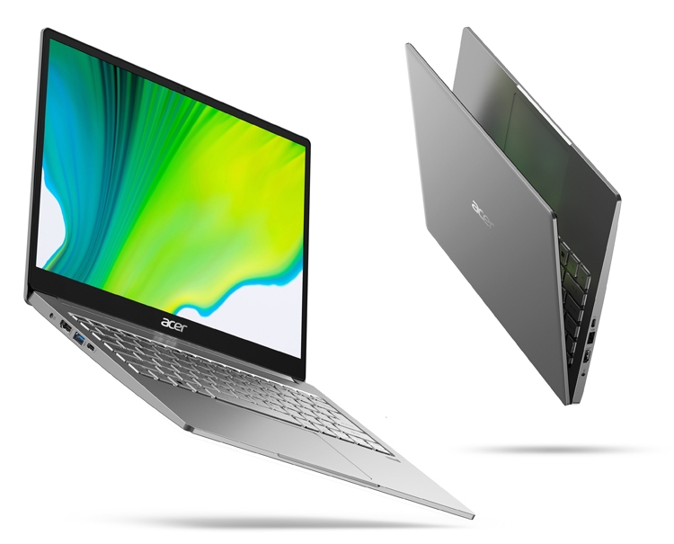 Acer представила новые модели ноутбуков серий Spin 3, Spin 5, Swift 3 и TravelMate.
