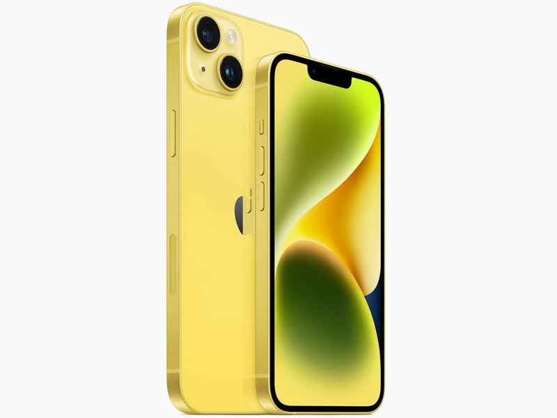 Теперь и в жёлтом цвете: Apple представила новые версии iPhone 14 и 14 Plus.