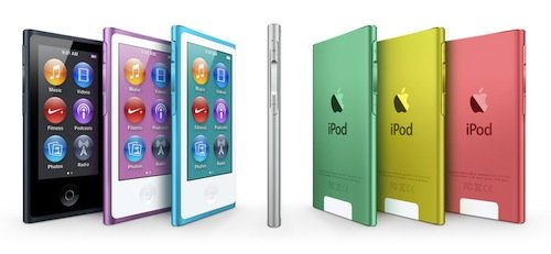 Представлены новые плееры ipod nano.