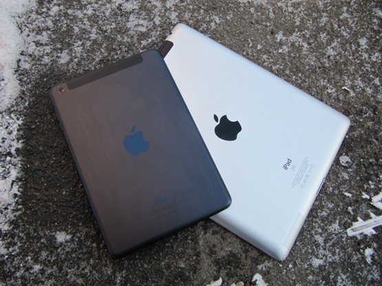 Сравнение Apple iPad mini и iPad 2.