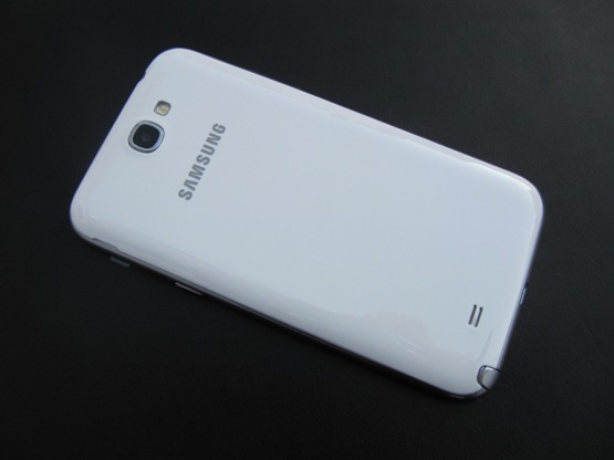 Samsung Galaxy Note II задняя сторона.