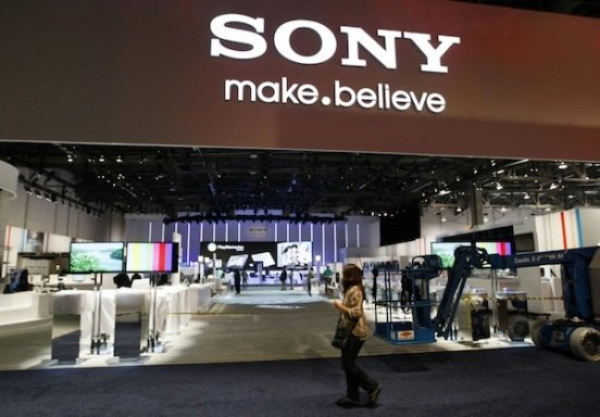 Стенд компании Sony на Ces 2013.