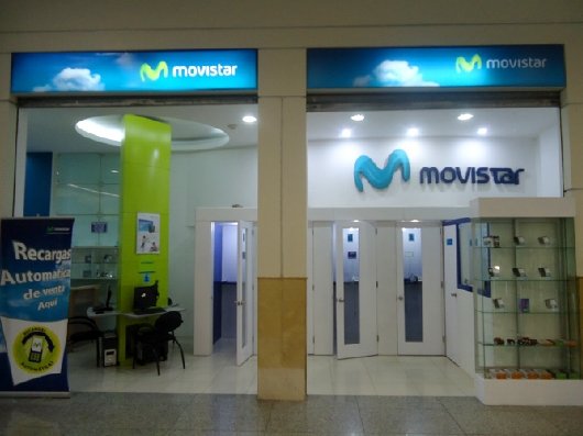 Центр обслуживания абонентов испанского оператора Movistar.