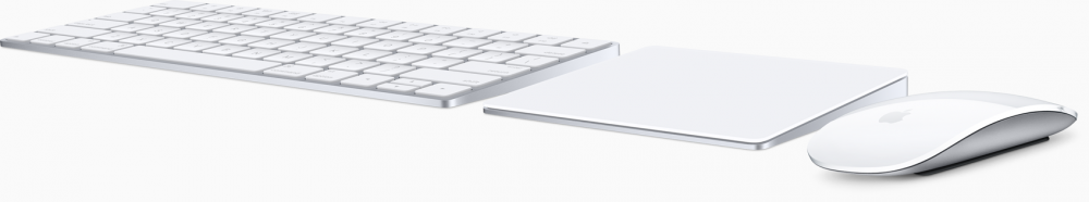 Новая клавиатура и мышь Apple.