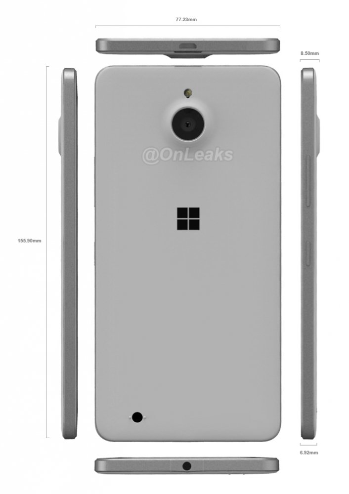 Microsoft Lumia 850.