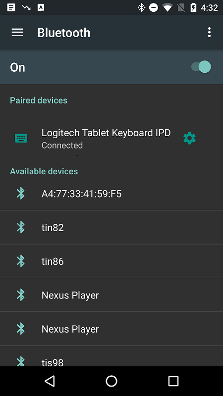 Скриншот Android N.