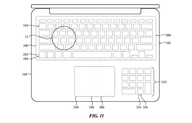 Новые MacBook будут иметь сенсорную клавиатуру.