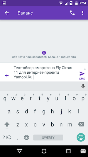 Скриншот экрана Fly Cirrus 11.