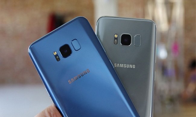 Samsung Galaxy S8+.