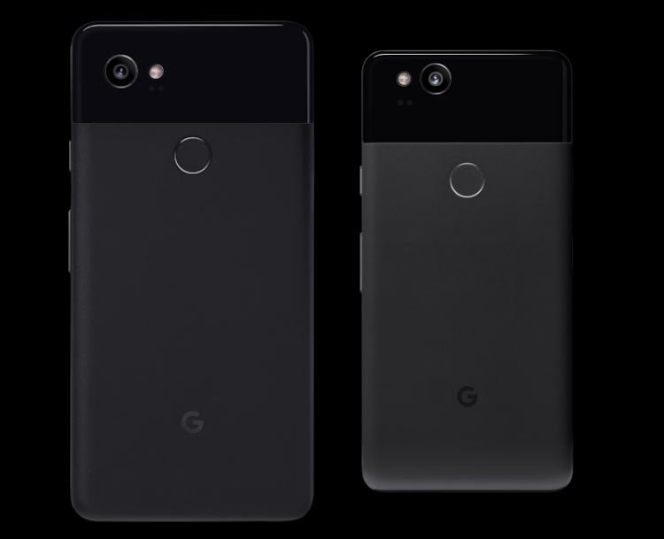 Google Pixel 2 и Pixel 2 XL.