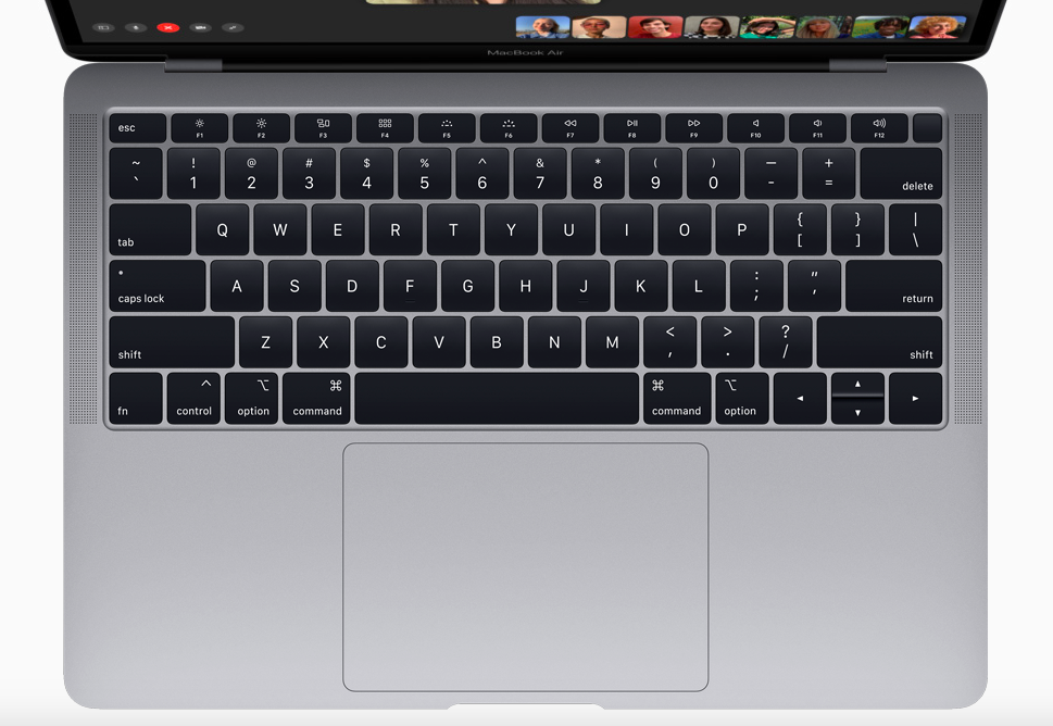 Клавиатура ноутбука MacBook Air 2018.