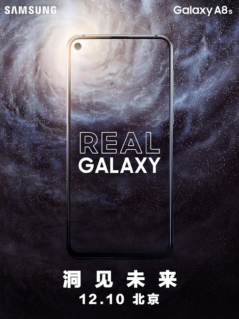 Samsung Galaxy A8s.