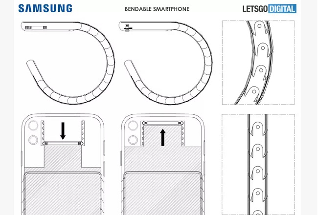 Смартфон-браслет с гибким экраном от Samsung.