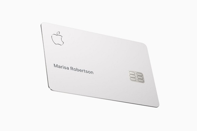 Банковская карта Apple Card с NFC.