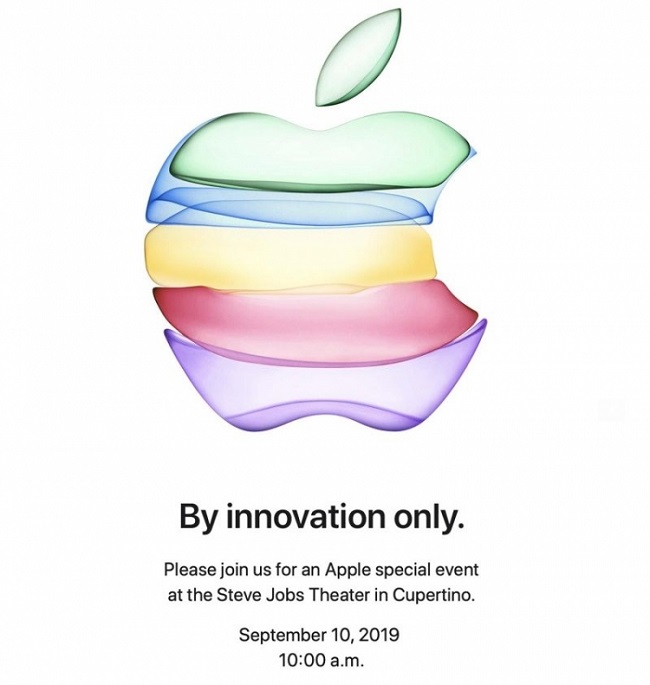 Презентация iPhone в 2019 году состоится 10 сентября.
