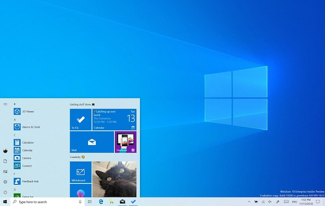 Microsoft Windows 10.