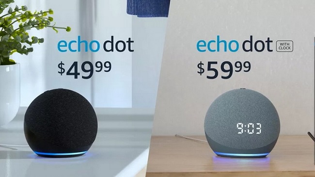 Amazon представила новые смарт-колонки Echo и Echo Dot.