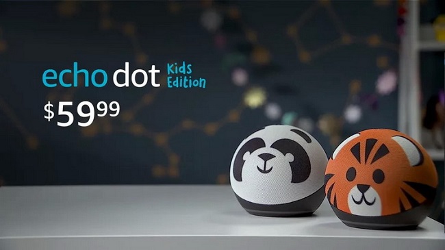 Умная колонка Amazon Echo Dot Kids Edition.