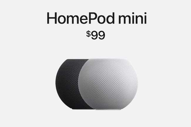 Умная колонка Apple HomePod mini.