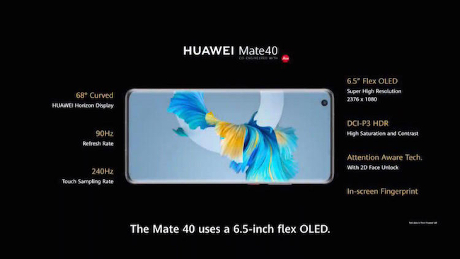 Презентация смартфоноа Huawei Mate 40.