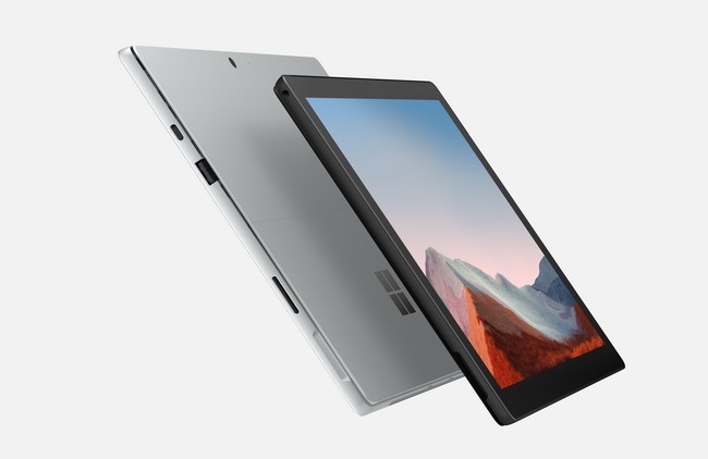 Microsoft анонсировала планшет Surface Pro 7 Plus.