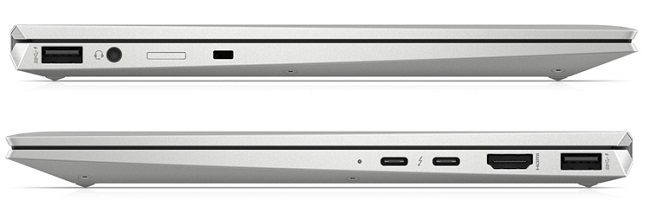 Порты ноутбука HP EliteBook x360 2021.