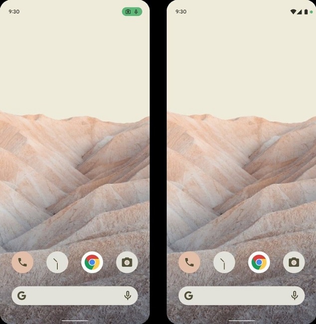 Скриншот экрана Android 12.
