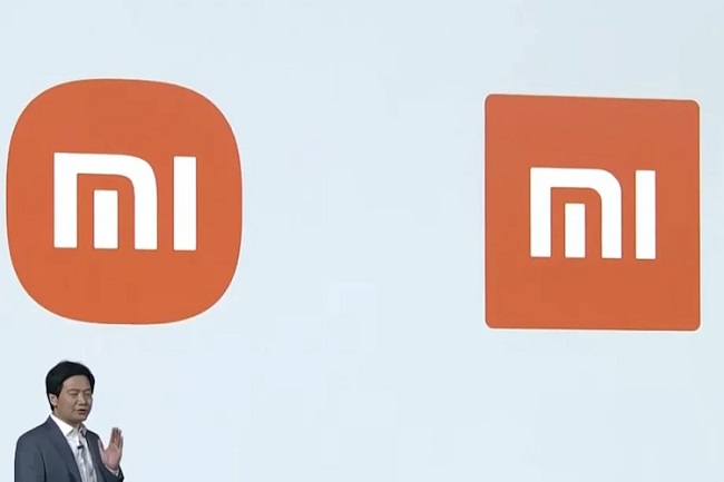 Старый и новый логотип Xiaomi.