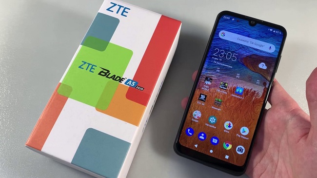 Бюджетный смартфон ZTE Blade A5 2020.