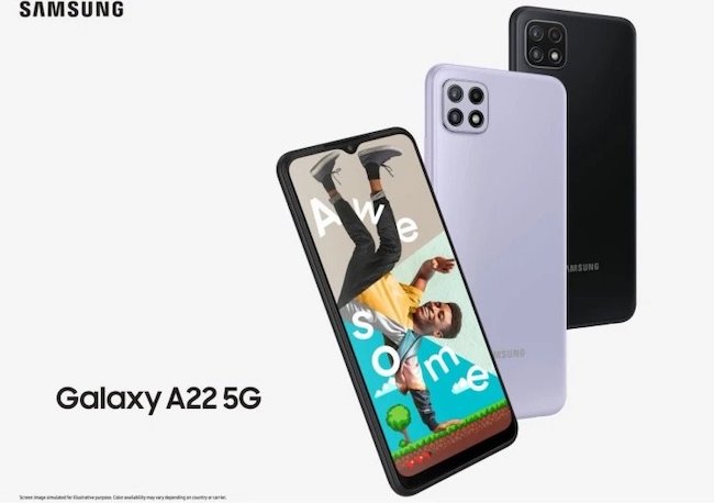 Samsung анонсировала смартфоны Galaxy A22 и Galaxy A22 5G