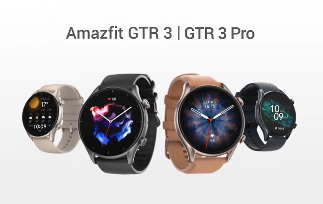 Смарт-часы Amazfit GTR 3 и Amazfit GTR 3 Pro.