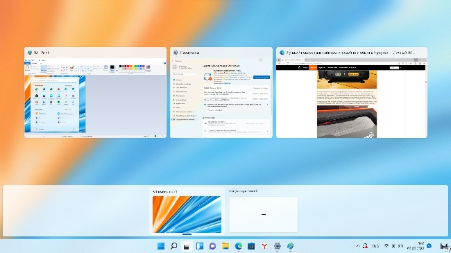 Скриншот интерфейса Windows 11 на ноутбуке HONOR.