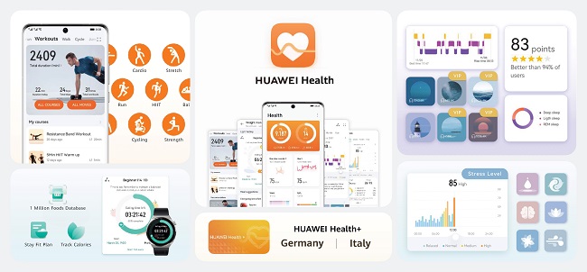 Обновлённое приложение Huawei Health.