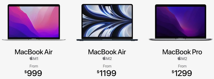 Ноутбуки MacBook Air 2022