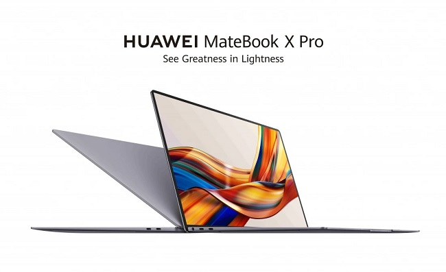 Ноутбуки Huawei Matebook X Pro 2022 года.