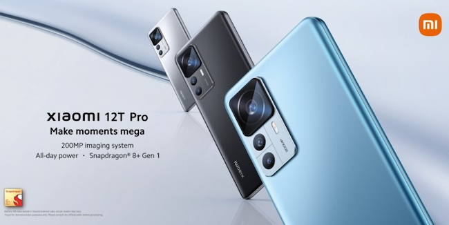 Смартфон Xiaomi 12T Pro.