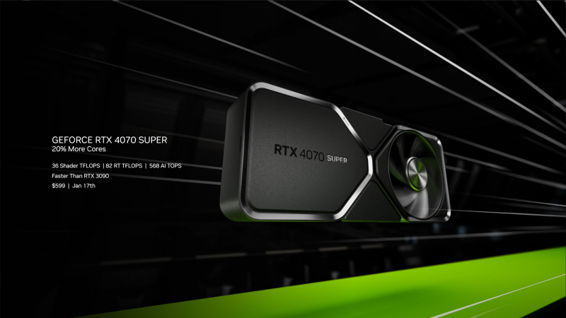 Видеокарта GeForce RTX 4070 Super.