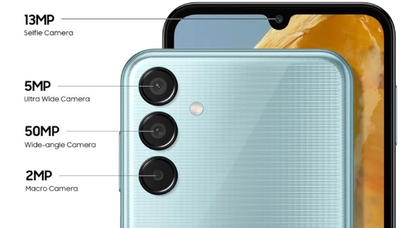 Набор камер в смартфоне Samsung Galaxy M15.